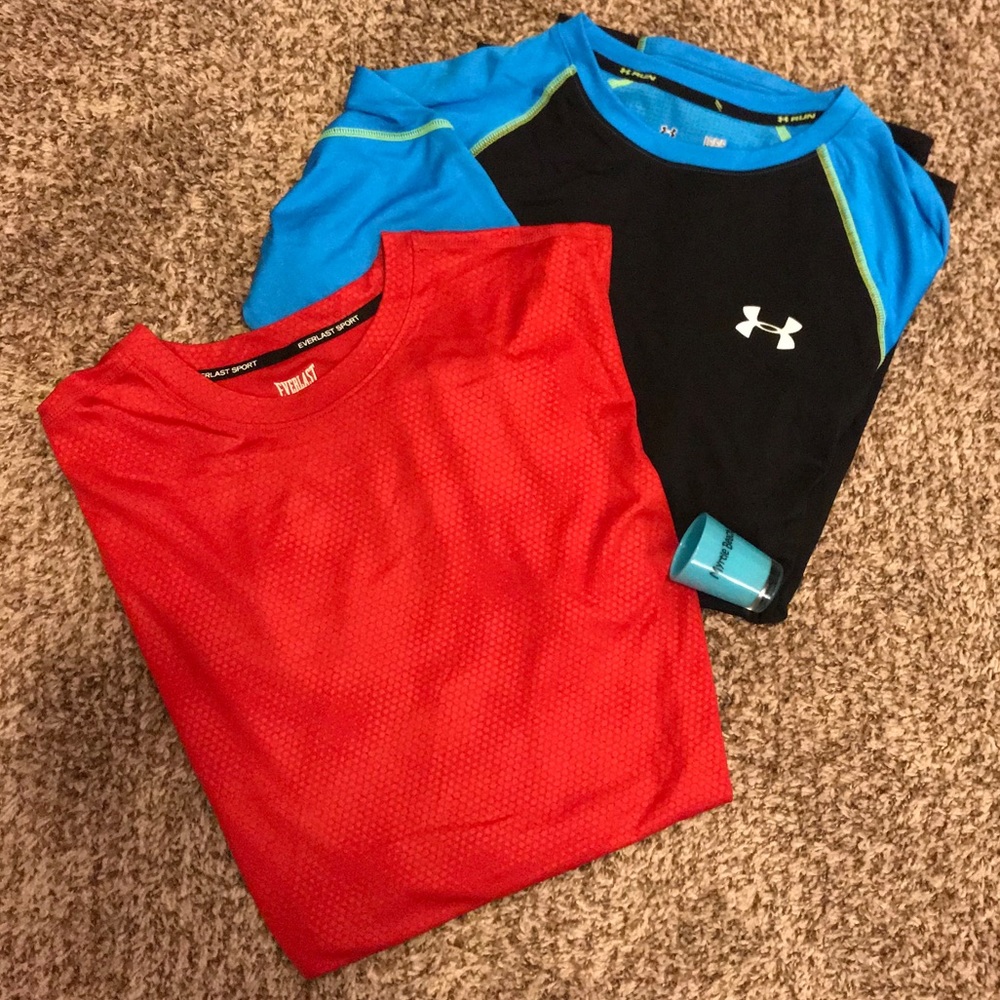EUC/Bundle of 2/ mens shirts/size Large/UA & Everlast - Picture 3 of 16